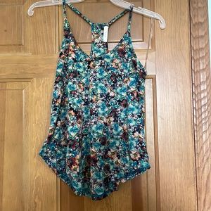 Lush, size S, tank top, a little bit of a high low racer tank